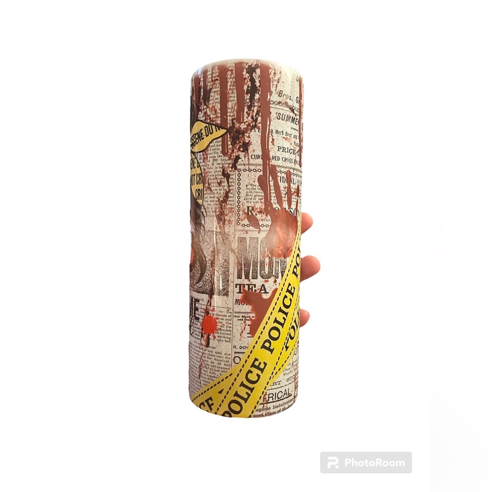 True Crime Lovers - 20 oz Skinny Straight Tumbler - Picture 2 of 4
